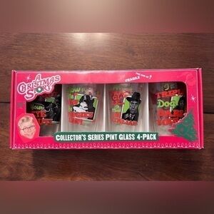 NWT Christmas Story Pint Glasses‎